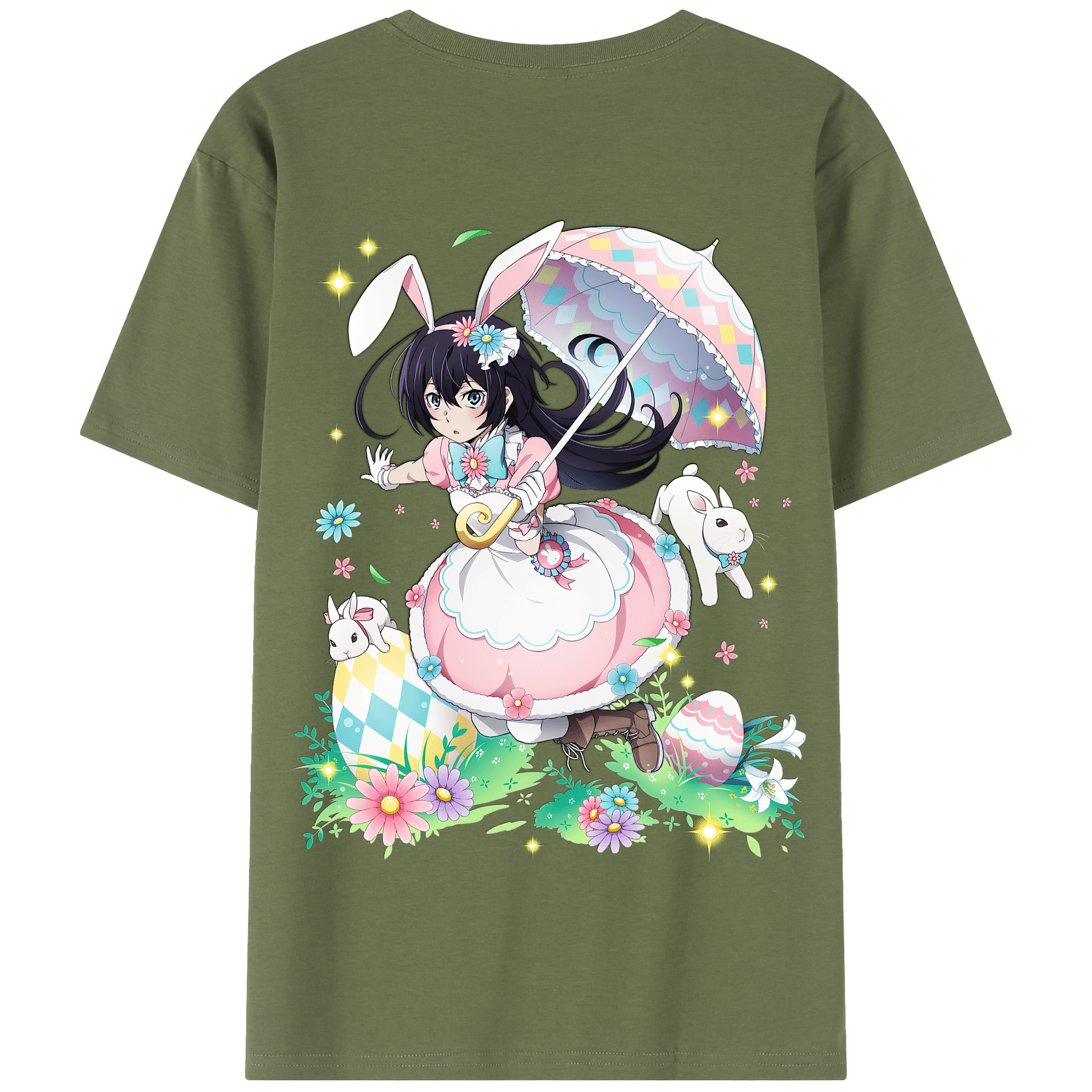 （画像用） 文豪ストレイドッグス Bungo Stray Dogs 綿100％半袖Tシャツ（背面プリント）